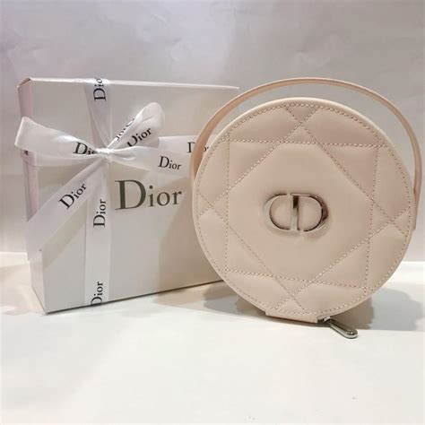 dior round pouch|dior lady dior pouch.